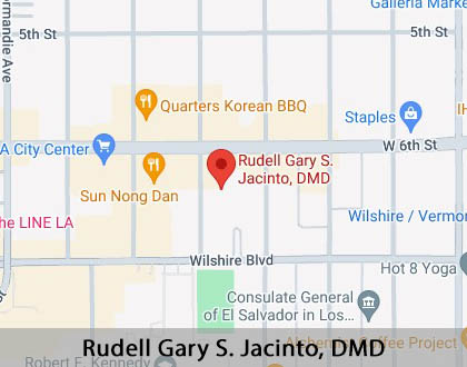 Map image for Dental Implant Restoration in Los Angeles, CA